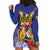 Barbados Independence Day Hoodie Dress 30 November Brown Pelican With Trident - Wonder Print Shop