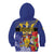 Barbados Independence Day Kid Hoodie 30 November Brown Pelican With Trident - Wonder Print Shop