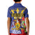 Barbados Independence Day Kid Polo Shirt 30 November Brown Pelican With Trident - Wonder Print Shop