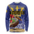 Barbados Independence Day Long Sleeve Shirt 30 November Brown Pelican With Trident - Wonder Print Shop