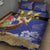 Barbados Independence Day Quilt Bed Set 30 November Brown Pelican With Trident - Wonder Print Shop