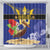 Barbados Independence Day Shower Curtain 30 November Brown Pelican With Trident