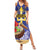 Barbados Independence Day Summer Maxi Dress 30 November Brown Pelican With Trident - Wonder Print Shop