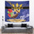 Barbados Independence Day Tapestry 30 November Brown Pelican With Trident