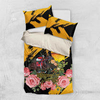 Australia Melbourne Cup Day Bedding Set Horse Racing Trophy With Roses - Wonder Print Shop