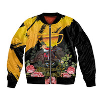 Personalised Australia Melbourne Cup Day Bomber Jacket Horse Racing Trophy With Roses - Wonder Print Shop