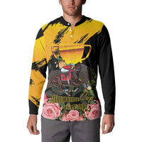Personalised Australia Melbourne Cup Day Button Sweatshirt Horse Racing Trophy With Roses - Wonder Print Shop