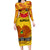 Custom Papua New Guinea Rugby Family Matching Long Sleeve Bodycon Dress and Hawaiian Shirt 2023 Go Kumuls Pacific Dynamic Style - Wonder Print Shop