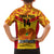 Custom Papua New Guinea Rugby Family Matching Off Shoulder Short Dress and Hawaiian Shirt 2023 Go Kumuls Pacific Dynamic Style - Wonder Print Shop