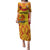 Custom Papua New Guinea Rugby Family Matching Puletasi Dress and Hawaiian Shirt 2023 Go Kumuls Pacific Dynamic Style - Wonder Print Shop