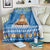 Sweden Christmas Blanket God Jul! Santa Lucia