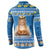 Sweden Christmas Button Sweatshirt God Jul! Santa Lucia - Wonder Print Shop