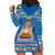 Sweden Christmas Hoodie Dress God Jul! Santa Lucia - Wonder Print Shop