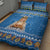 Sweden Christmas Quilt Bed Set God Jul! Santa Lucia