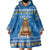 Sweden Christmas Wearable Blanket Hoodie God Jul! Santa Lucia