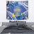 Hanukkah Jewish Festival Tapestry It's Lit - Polynesian Pattern