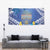 Hanukkah Jewish Festival Tapestry It's Lit - Polynesian Pattern