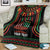 Personalized African-American Kwanzaa Blanket Kinara Candles African Pattern