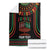 Personalized African-American Kwanzaa Blanket Kinara Candles African Pattern