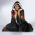 Personalized African-American Kwanzaa Hooded Blanket Kinara Candles African Pattern