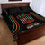 Personalized African-American Kwanzaa Quilt Bed Set Kinara Candles African Pattern - Wonder Print Shop