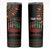 Personalized African-American Kwanzaa Skinny Tumbler Kinara Candles African Pattern