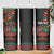 Personalized African-American Kwanzaa Skinny Tumbler Kinara Candles African Pattern