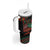 Personalized African-American Kwanzaa Tumbler With Handle Kinara Candles African Pattern