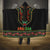 African-American Kwanzaa Hooded Blanket Dashiki Mix Paisley Pattern