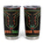 Personalized African-American Kwanzaa Tumbler Cup Dashiki Mix Paisley Pattern