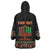 Personalized African-American Kwanzaa Wearable Blanket Hoodie Dashiki Mix Paisley Pattern