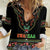 Personalized African-American Kwanzaa Women Casual Shirt Dashiki Mix Paisley Pattern