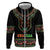 Personalized African-American Kwanzaa Zip Hoodie Dashiki Mix Paisley Pattern - Wonder Print Shop