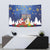 Merry Chrismukkah Tapestry Hanukkah Memorah Mix Poinsettia