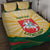 Personalised Lithuania Independence Day Quilt Bed Set Coat Of Arms Proud - Wonder Print Shop