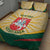 Personalised Lithuania Independence Day Quilt Bed Set Coat Of Arms Proud - Wonder Print Shop