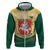 Personalised Lithuania Independence Day Zip Hoodie Coat Of Arms Proud - Wonder Print Shop