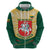 Personalised Lithuania Independence Day Zip Hoodie Coat Of Arms Proud - Wonder Print Shop