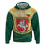 Personalised Lithuania Independence Day Zip Hoodie Coat Of Arms Proud - Wonder Print Shop