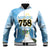 Proud To Be Saint Lucia 758 Baseball Jacket Pitons With Map - Wonder Print Shop