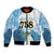 Proud To Be Saint Lucia 758 Bomber Jacket Pitons With Map - Wonder Print Shop