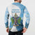 Proud To Be Saint Lucia 758 Button Sweatshirt Pitons With Map - Wonder Print Shop