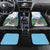 Proud To Be Saint Lucia 758 Car Mats Pitons With Map - Wonder Print Shop