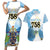 Proud To Be Saint Lucia 758 Couples Matching Short Sleeve Bodycon Dress and Hawaiian Shirt Pitons With Map - Wonder Print Shop