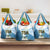 Proud To Be Saint Lucia 758 Grocery Bag Pitons With Map