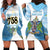 Proud To Be Saint Lucia 758 Hoodie Dress Pitons With Map - Wonder Print Shop