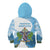 Proud To Be Saint Lucia 758 Kid Hoodie Pitons With Map - Wonder Print Shop