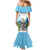 Proud To Be Saint Lucia 758 Mermaid Dress Pitons With Map - Wonder Print Shop