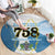 Proud To Be Saint Lucia 758 Round Carpet Pitons With Map