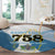 Proud To Be Saint Lucia 758 Round Carpet Pitons With Map